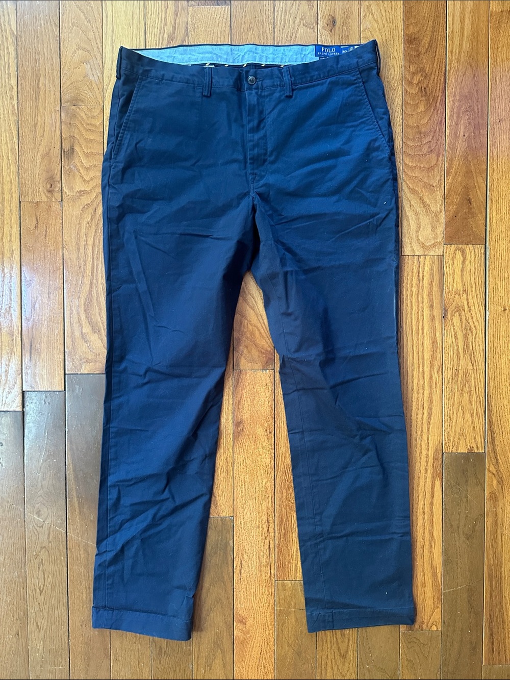 Polo by Ralph Lauren Men's Dark Blue Cotton Chinos